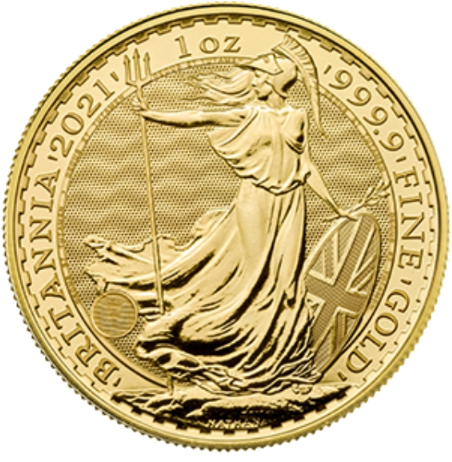 Zlatá investičná minca Britannia 1 oz, Royal Mint, rýdzosť 999.9